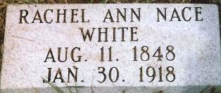 Rachael White gravestone