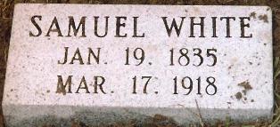 Samuel White gravestone