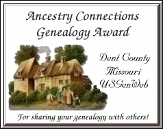 Ancestry Connections genealogy award 1999